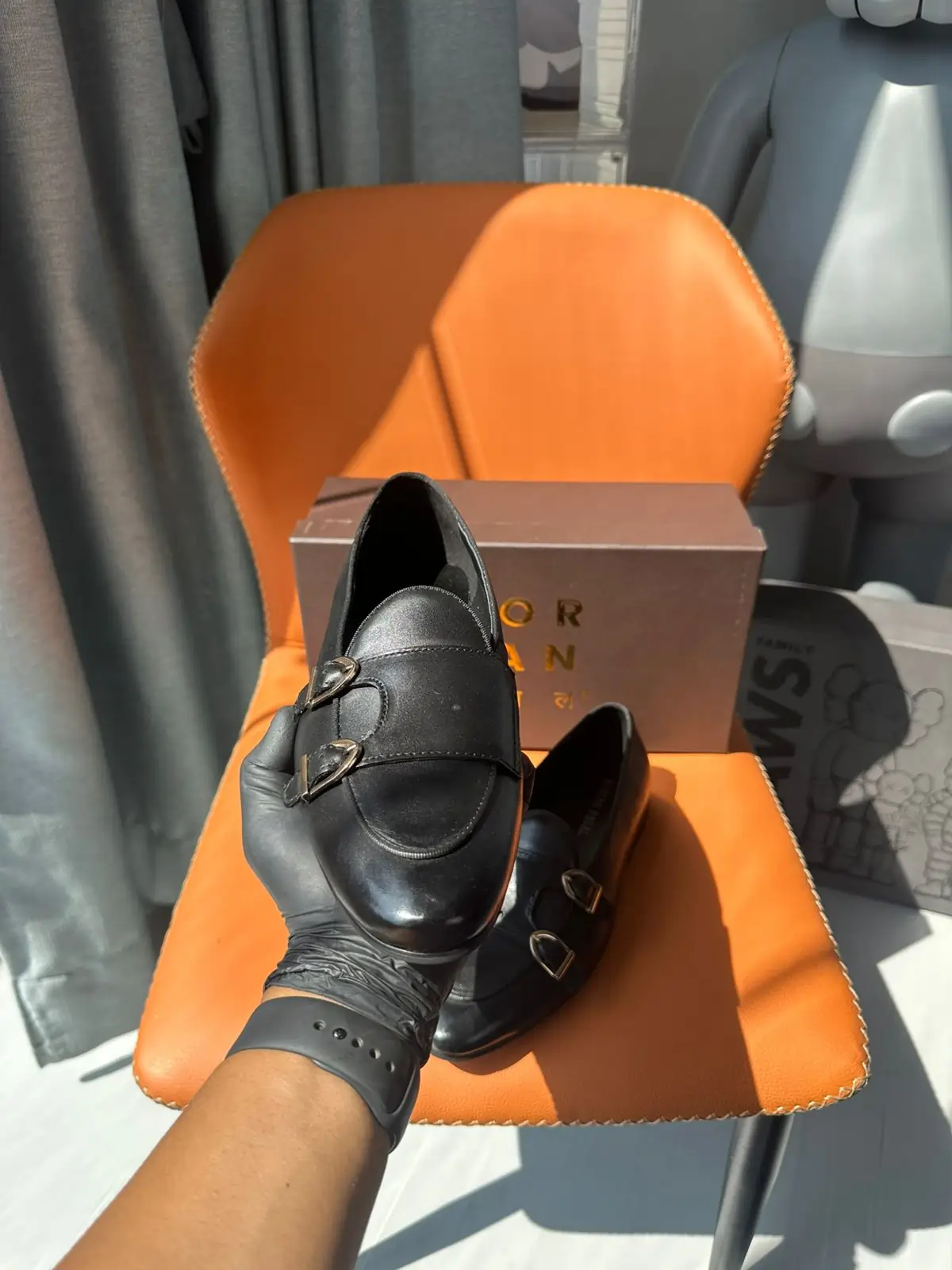 M&G Blackout Buckle Loafers