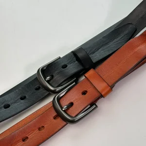 Genuine Leather Men's Belt – Classic Buckle