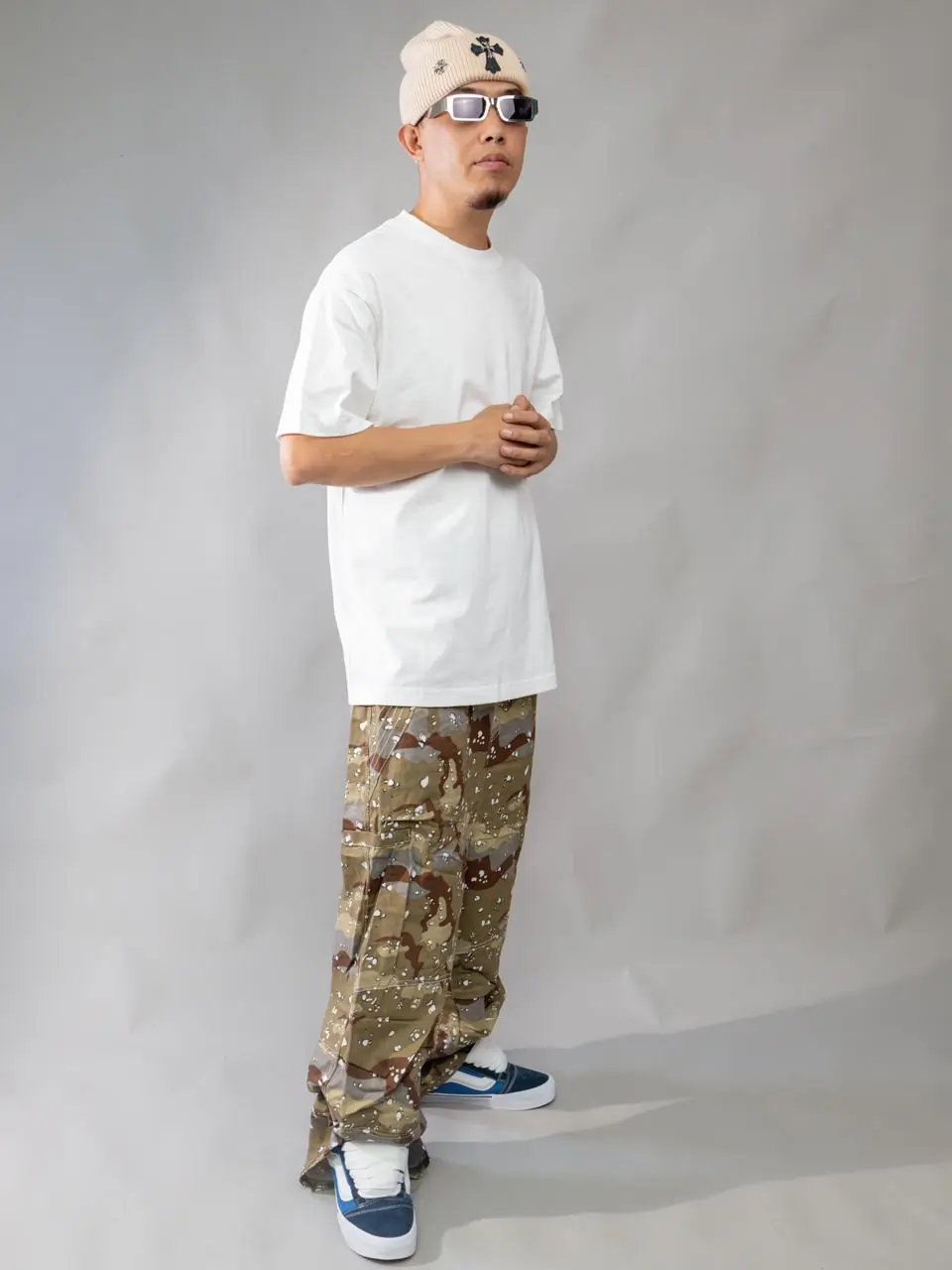 Men's Baggy Fit Desert Camo Cargo Pants